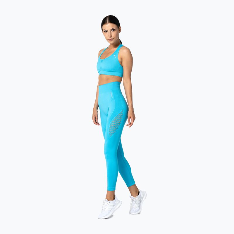 Legginsy damskie Carpatree Phase Seamless azure 3