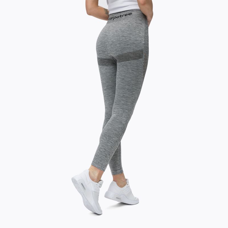 Legginsy damskie Carpatree Phase Seamless melange grey 3