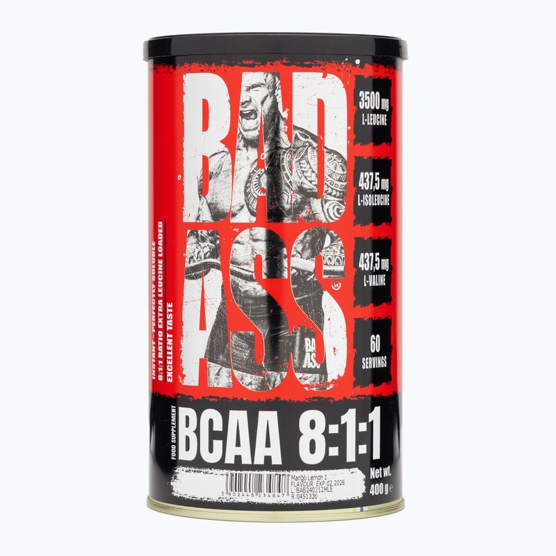 Aminokwasy Fitness Authority Bad Ass Bcaa 8 400 g mango/lemon