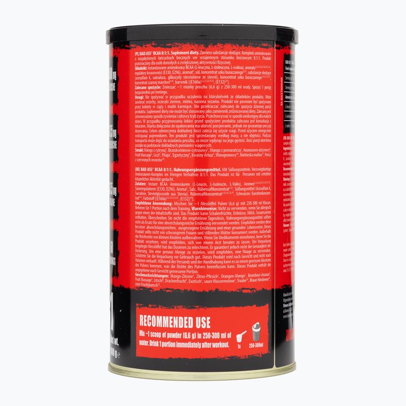 Aminokwasy Fitness Authority Bad Ass Bcaa 8 400 g exotic 3