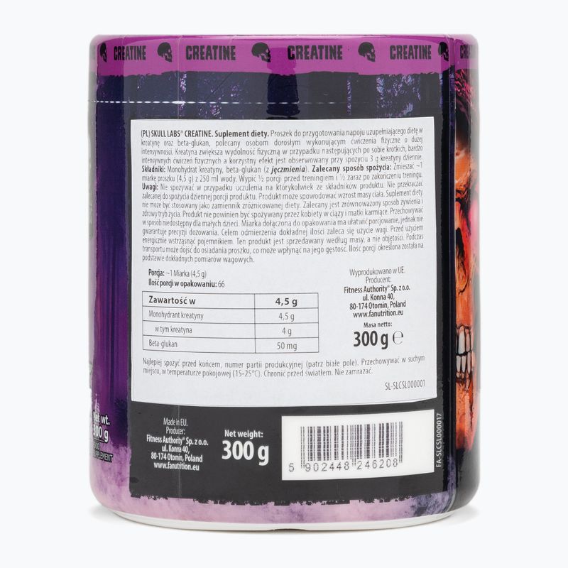 Kreatyna Fitness Authority Skull Labs Creatine 300 g 2