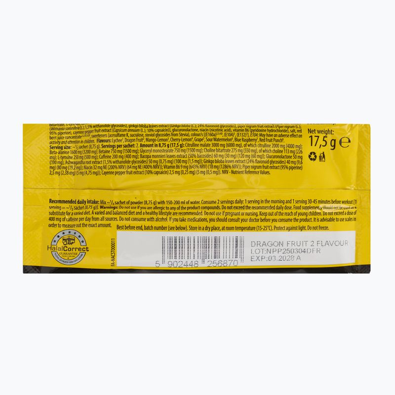 Przedtreningówka Fitness Authority Napalm Pre-Contest Pumped 17,5 g dragon fruit 2
