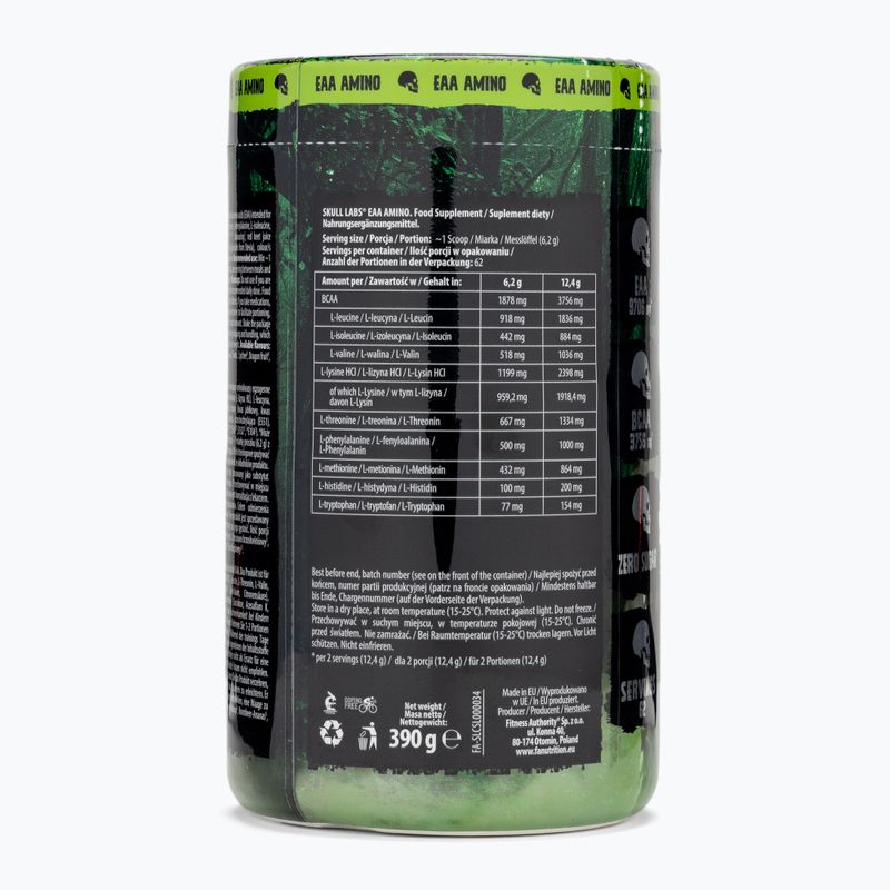 Aminokwasy Fitness Authority Skull Labs EAA Amino 390 g citrus/peach 2