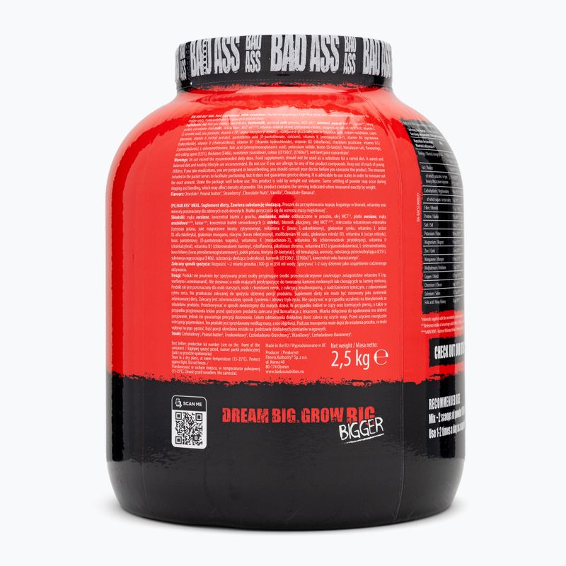 Gainer Fitness Authority Bad Ass Meal 2,5 kg peanut butter 3