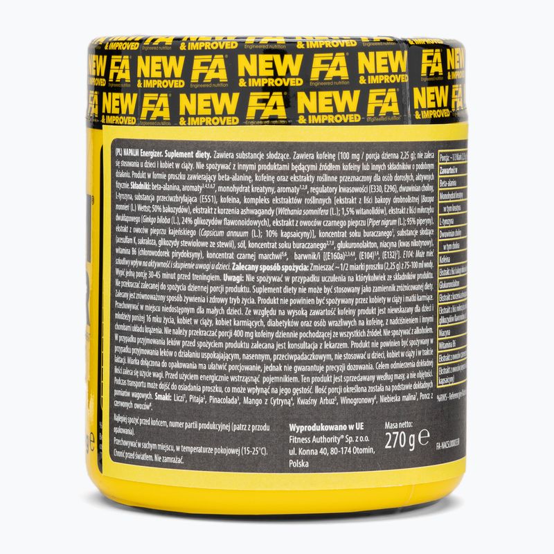 Przedtreningówka Fitness Authority Napalm Energizer 270 g red fruit punch 3