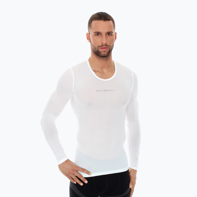 Bluza termoaktywna Brubeck Base Layer 3D biały 2