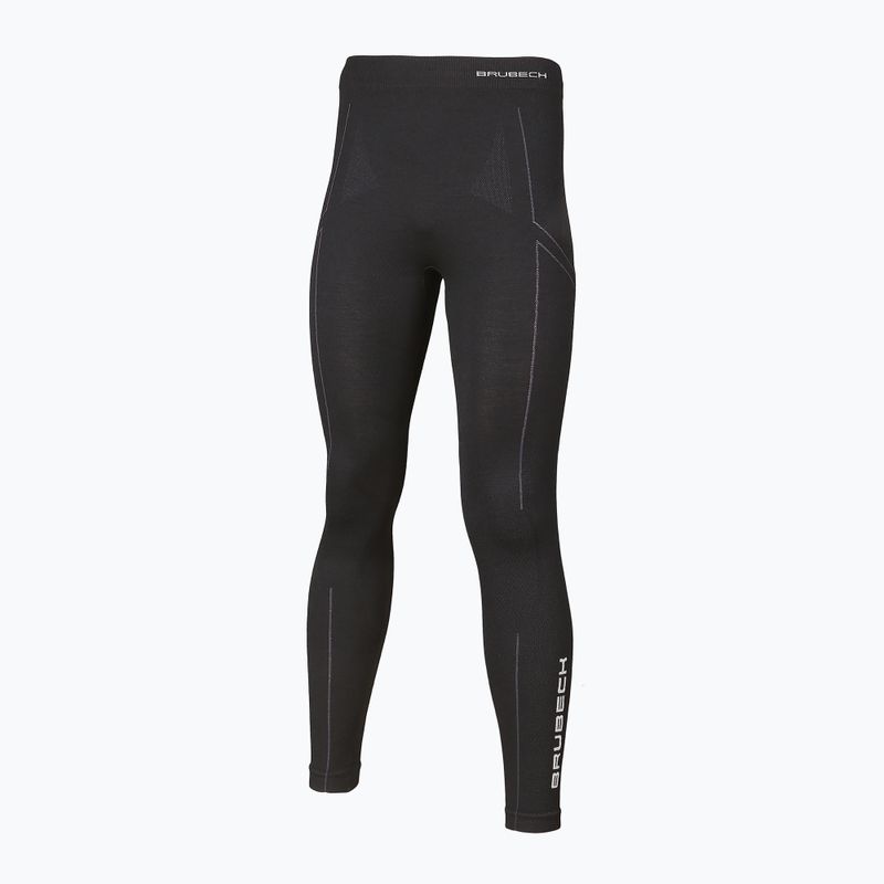Spodnie termoaktywne męskie Brubeck Extreme Wool czarny 3