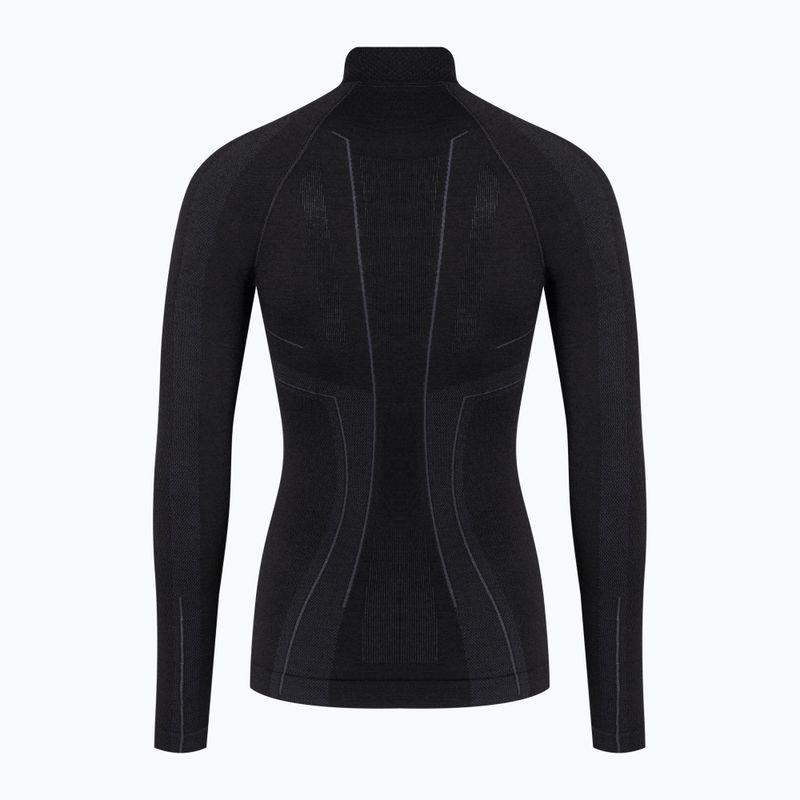 Longsleeve termoaktywny damski Brubeck Extreme Wool czarny 3