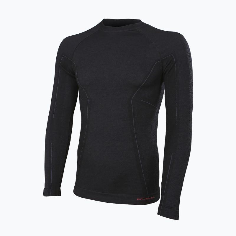 Bluza termoaktywna męska Brubeck Active Wool czarny 2