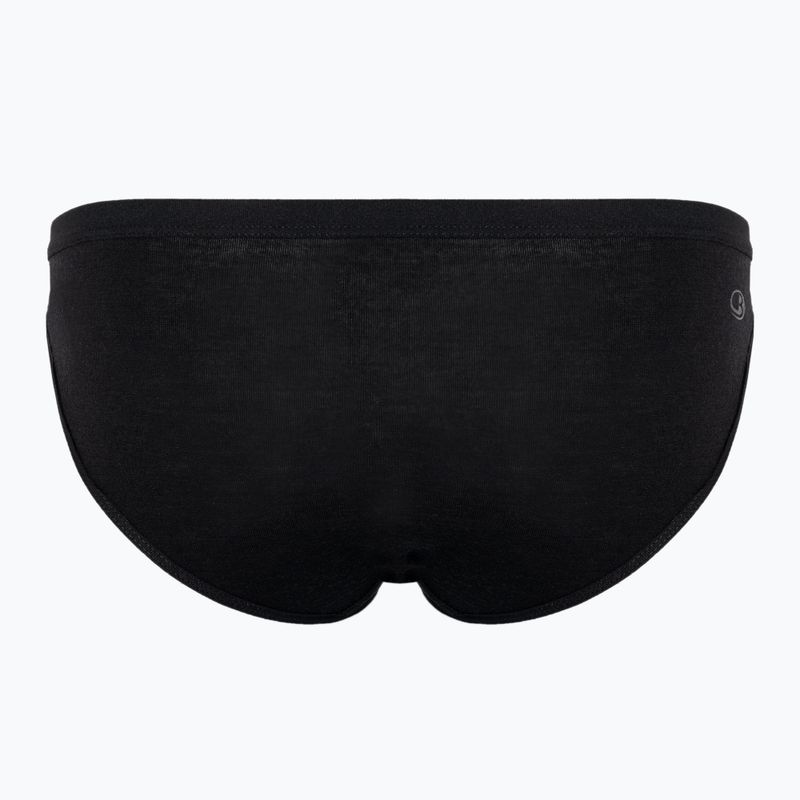 Majtki termoaktywne damskie Brubeck Hipster Comfort Cotton czarny 2