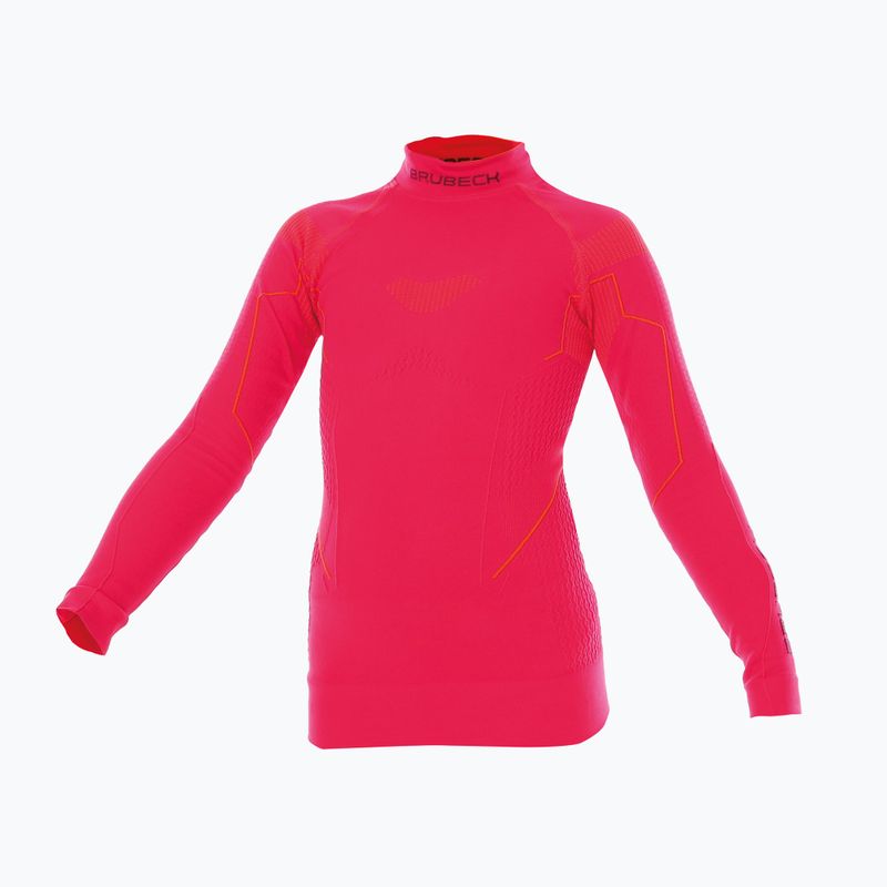 Longsleeve termoaktywny dziecięcy Brubeck Thermo Junior malinowy 3