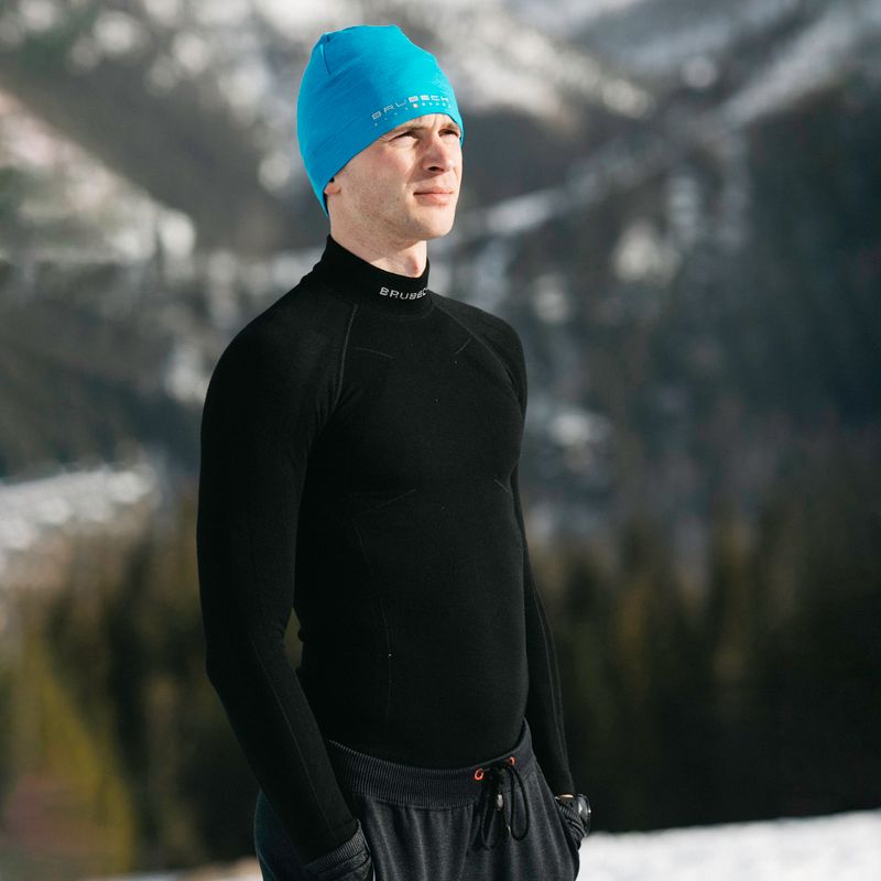 Longsleeve termoaktywny męskia Brubeck Extreme Thermo czarny 5
