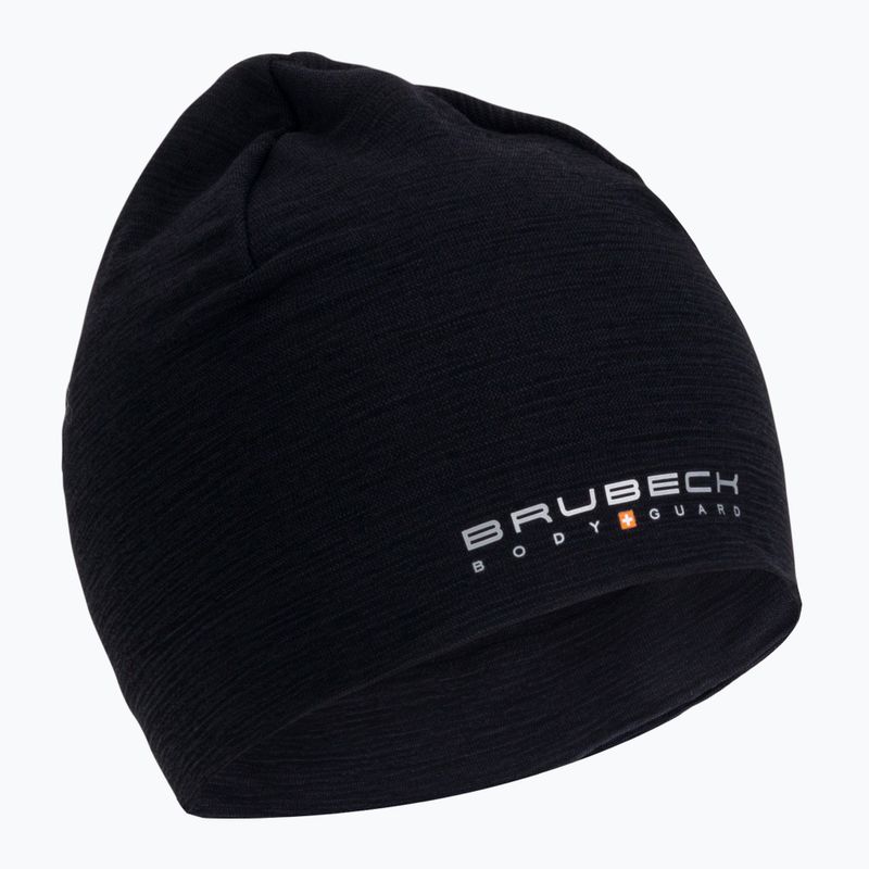 Czapka termoaktywna Brubeck Merino Wool czarny