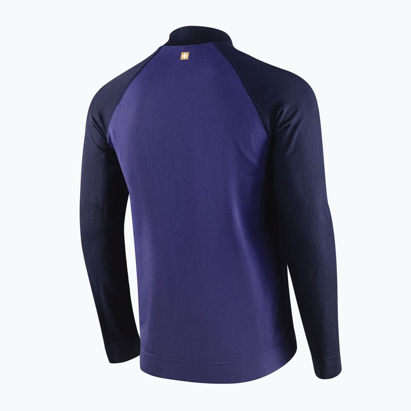 Bluza termoaktywna męska Brubeck Athletic Full Zip ciemnoniebieski/granatowy 4