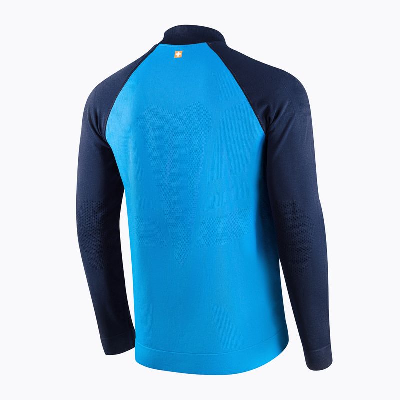 Bluza termoaktywna męska Brubeck LS1408 Athletic niebieski / jeansowy 4