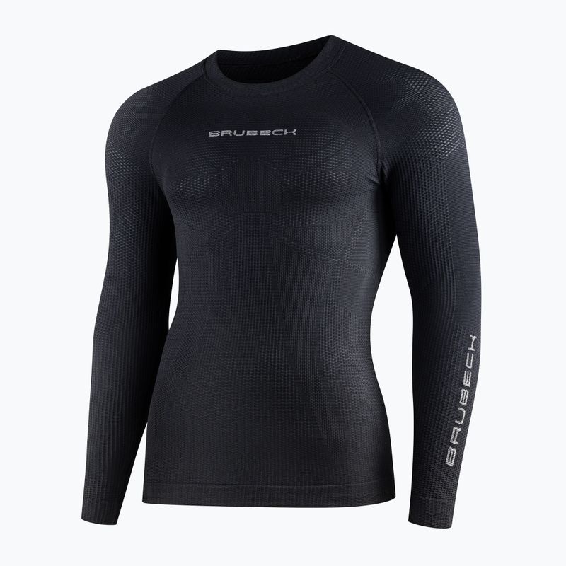 Longsleeve do biegania męski Brubeck 3D Run Pro czarny 4