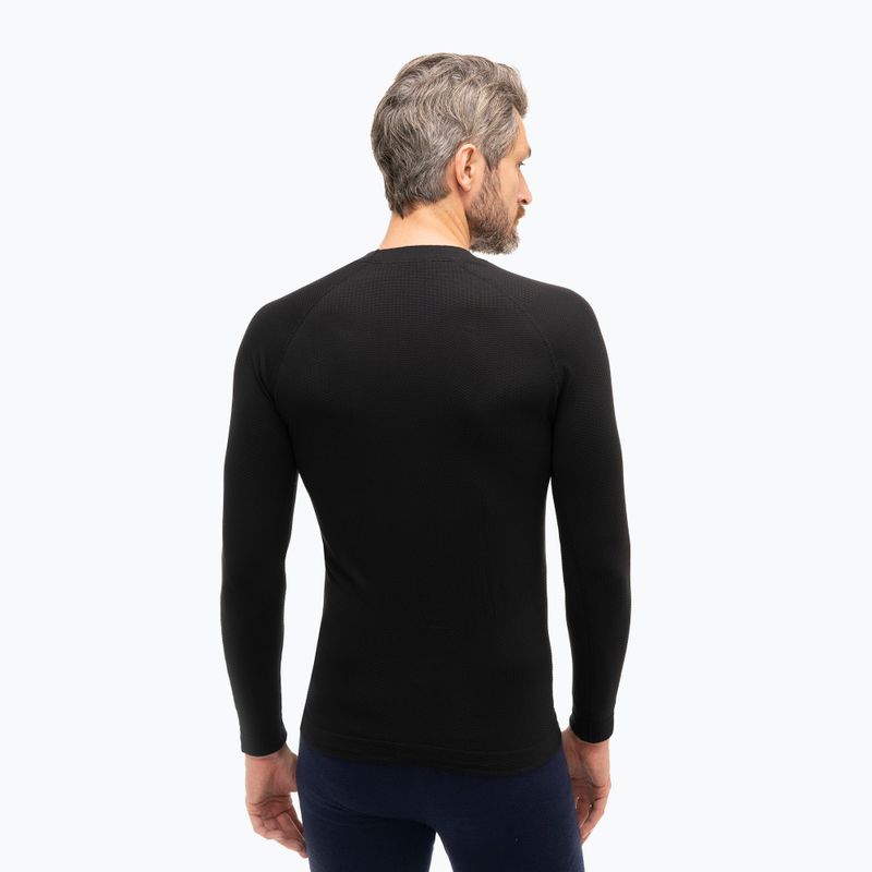 Longsleeve do biegania męski Brubeck 3D Run Pro czarny 2