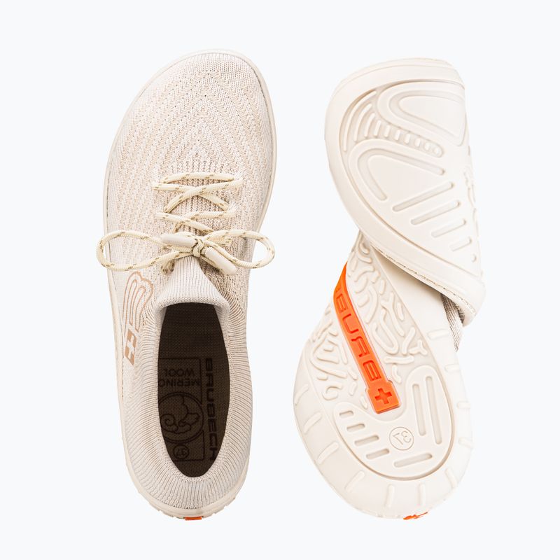 Buty barefoot damskie Brubeck SH5010W Barefoot Merino kremowy/kremowy 6
