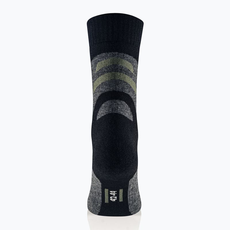 Skarpety męskie Brubeck Trekking Merino grafitowy/khaki 3
