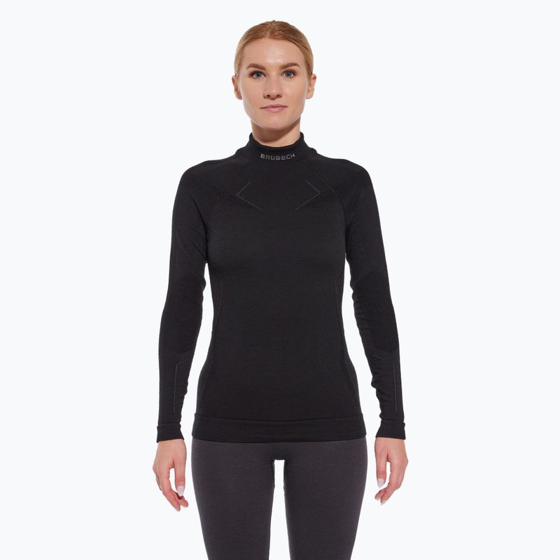 Bluza termoaktywna damska Brubeck Extreme Merino czarny