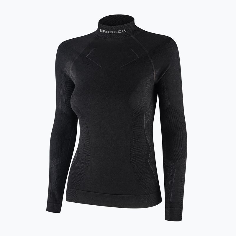 Longsleeve termoaktywny damski Brubeck Extreme Merino czarny 5