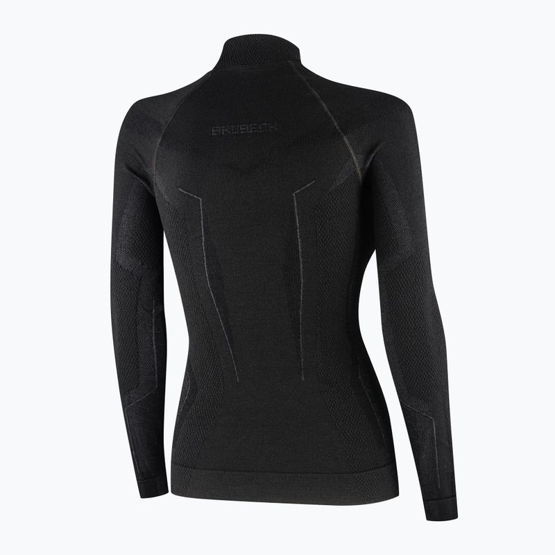 Longsleeve termoaktywny damski Brubeck Extreme Merino czarny 6