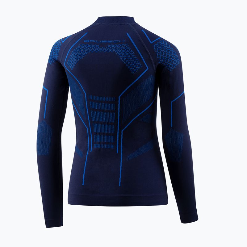 Bluza termoaktywna dziecięca Brubeck Thermo Junior granatowy/niebieski 2