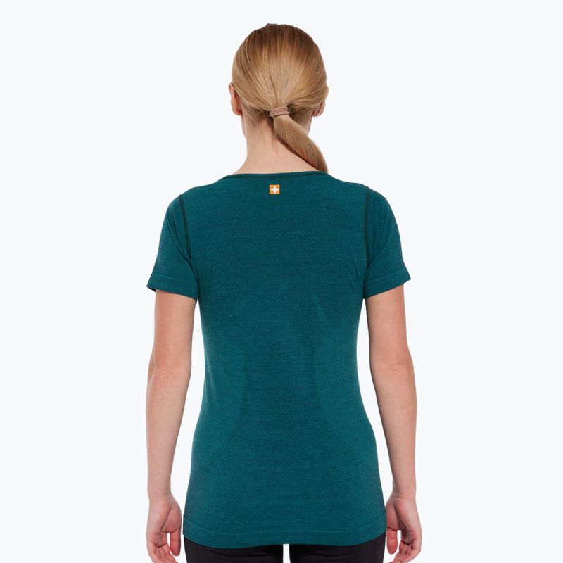 Koszulka termoaktywna damska Brubeck Outdoor Merino Wool Pro zielony/góry 10 2
