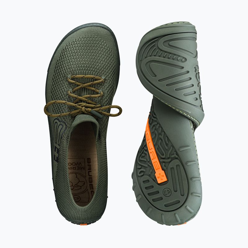 Buty barefoot męskie Brubeck SH5009M Barefoot Merino khaki/khaki 6