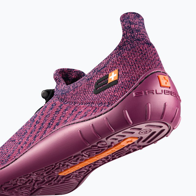 Buty barefoot damskie Brubeck Barefoot Merino śliwkowy/fuksjowy 15