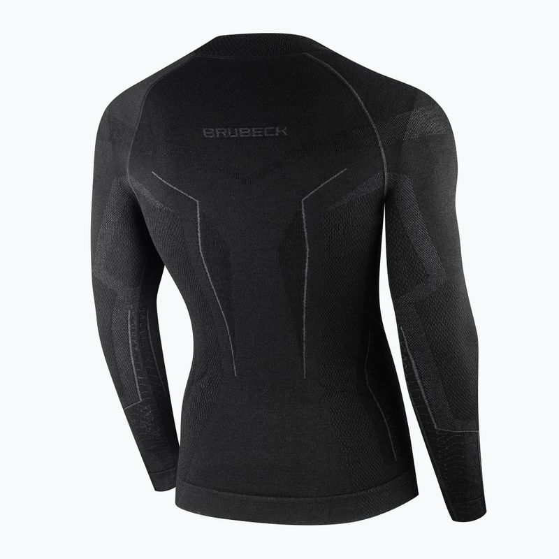 Bluza termoaktywna męska Brubeck Extreme Merino czarny 4