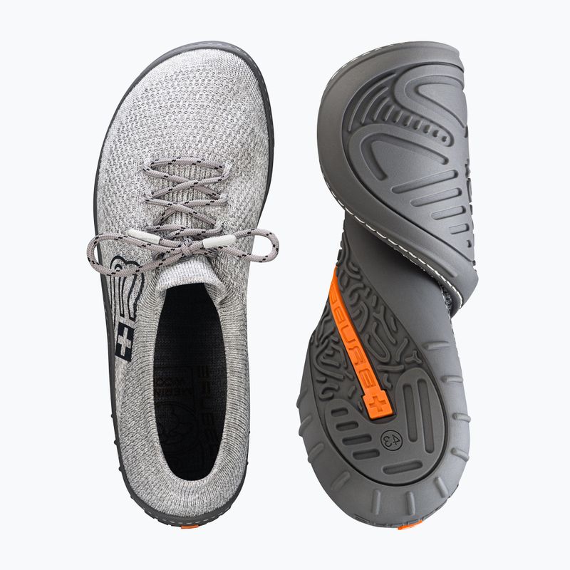 Buty barefoot męskie Brubeck SH5009M Barefoot Merino jasnoszary/grafit 6