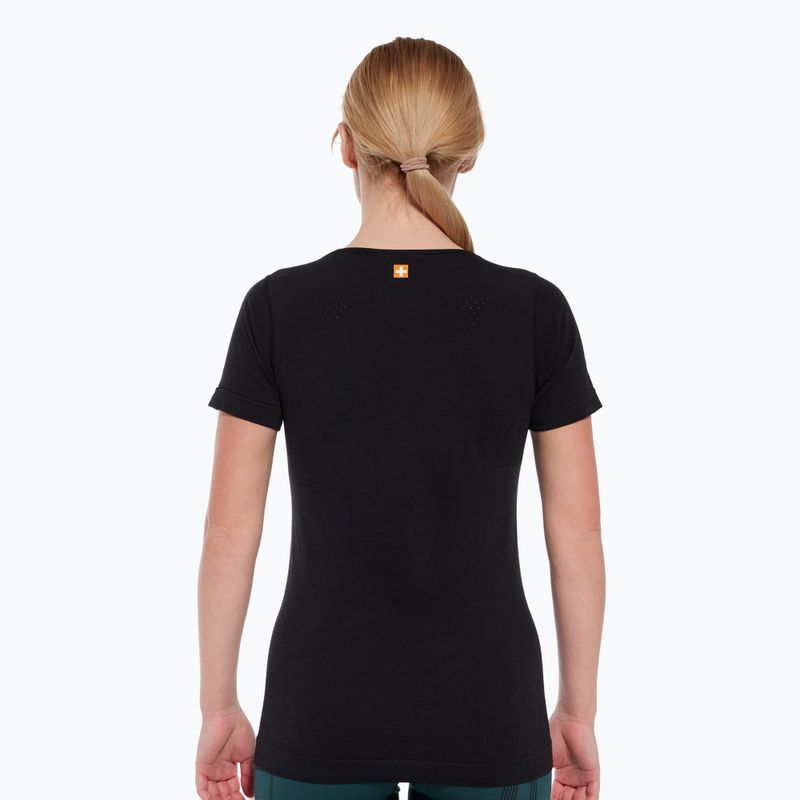 Koszulka termoaktywna damska Brubeck Outdoor Merino Wool Pro czarny/jeleń 2 2