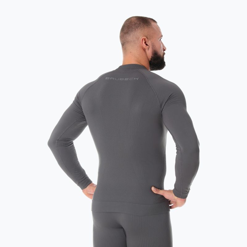Bluza termoaktywna męska Brubeck Extreme Thermo ciemnoszary 2