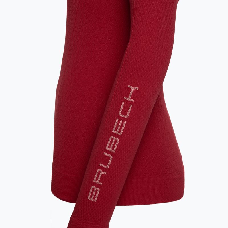 Bluza termoaktywna damska Brubeck Extreme Thermo bordowy 7