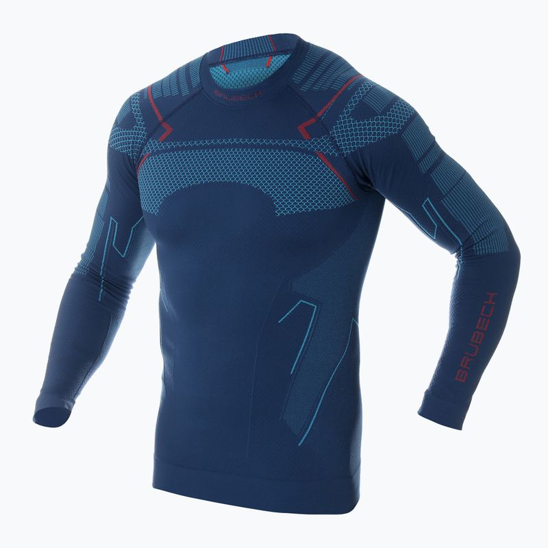 Bluza termoaktywna męska Brubeck Thermo jeansowy 3