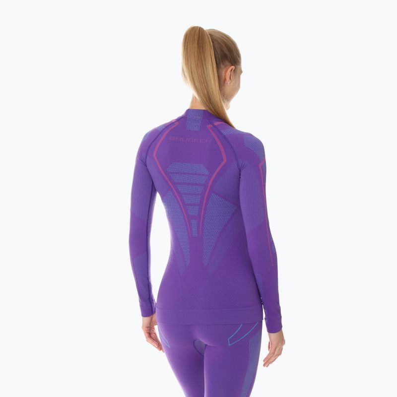 Bluza termoaktywna damska Brubeck Thermo lawendowy 2