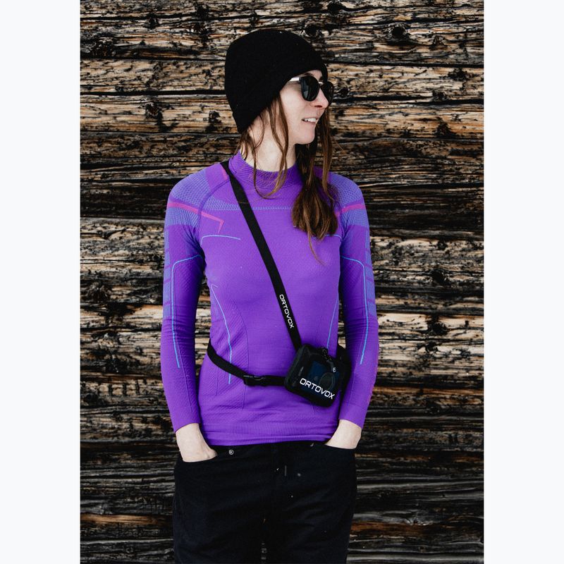 Longsleeve termoaktywny damski Brubeck Thermo lawendowy 9