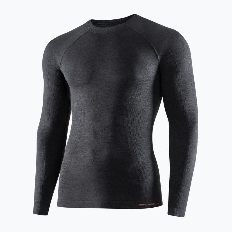 Bluza termoaktywna męska Brubeck Merino Active Wool grafitowy 3