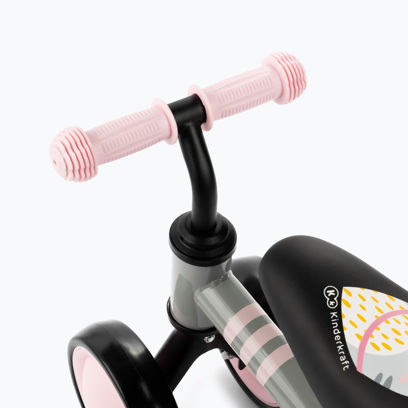 Rowerek biegowy trójkołowy Kinderkraft Cutie pink 3
