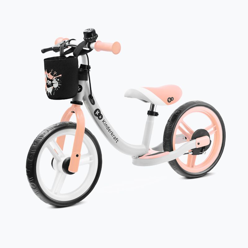 Rowerek biegowy Kinderkraft Space peach coral 2