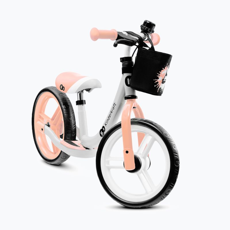 Rowerek biegowy Kinderkraft Space peach coral 3