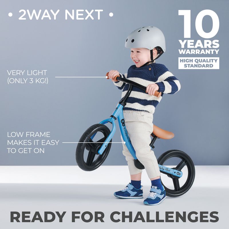 Rowerek biegowy Kinderkraft 2Way Next light green 12