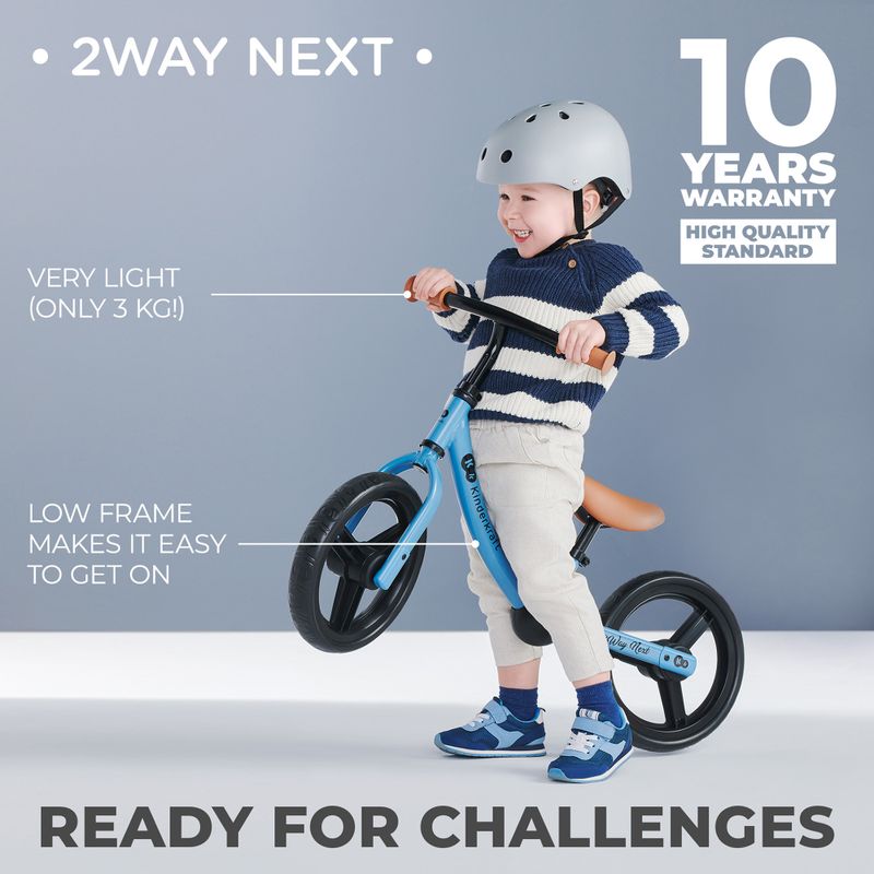 Rowerek biegowy Kinderkraft 2Way Next blue sky 13