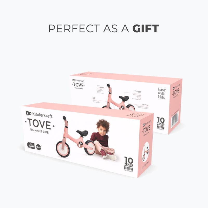 Rowerek biegowy Kinderkraft Tove rose pink 10