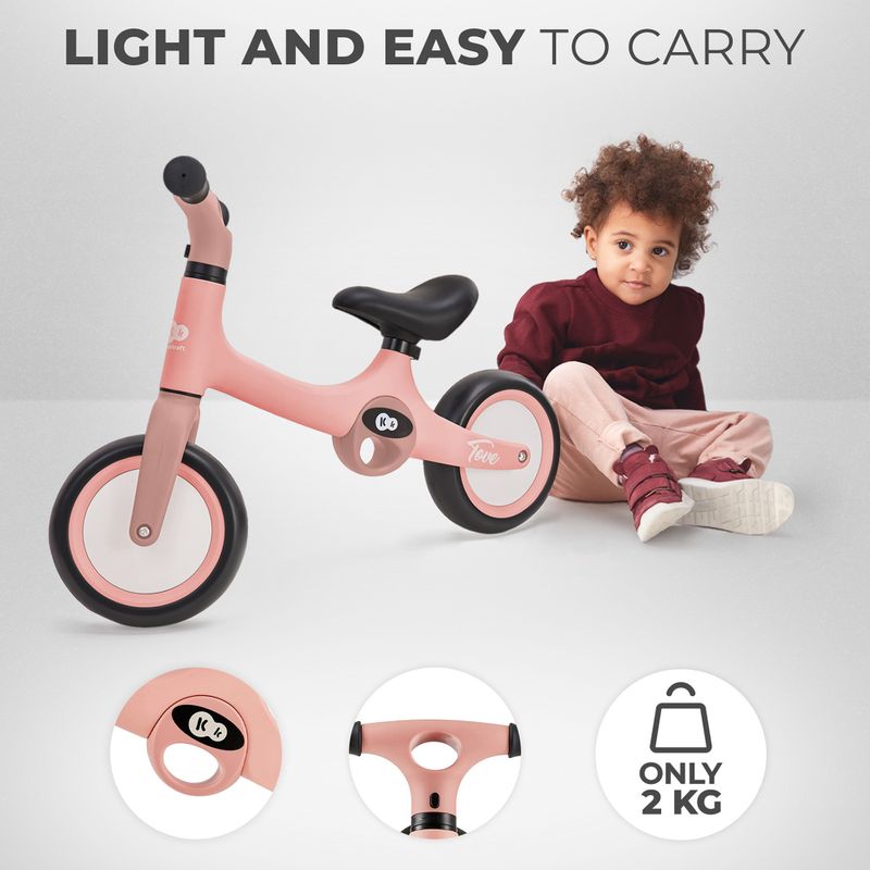 Rowerek biegowy Kinderkraft Tove rose pink 12