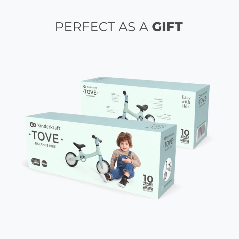 Rowerek biegowy Kinderkraft Tove summer mint 9