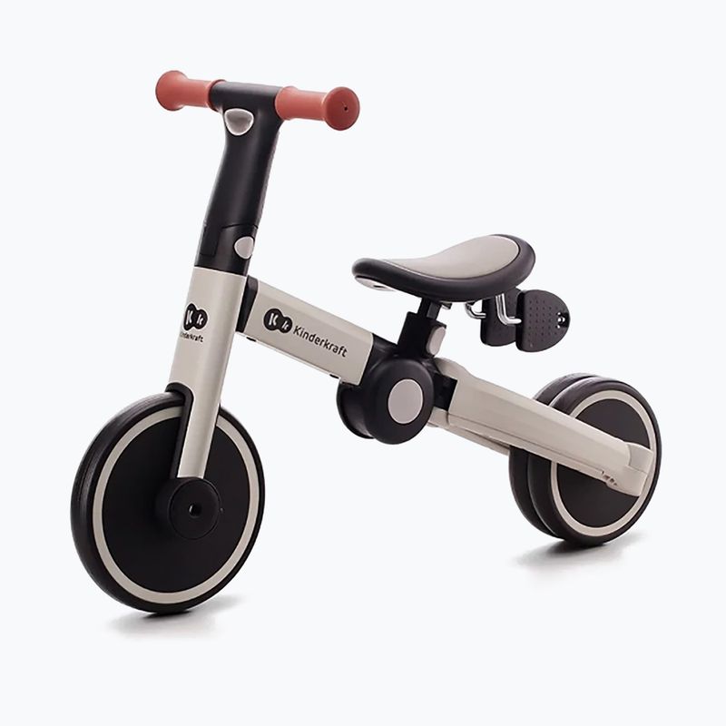 Rowerek biegowy trójkołowy Kinderkraft 4TRIKE silver grey 5