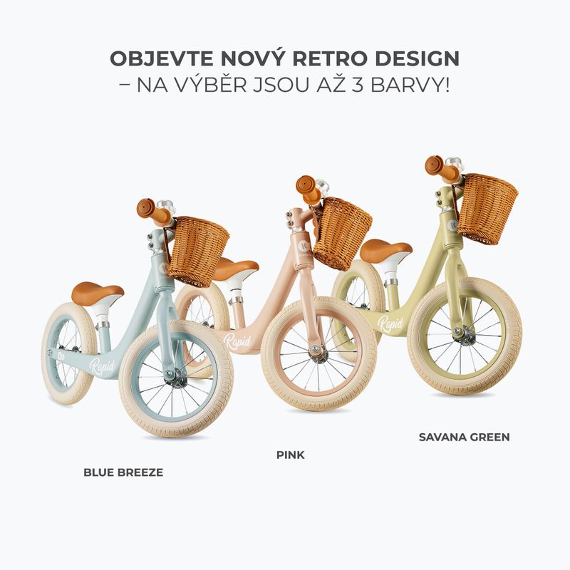 Rowerek biegowy Kinderkraft Rapid 2 blue breeze 17