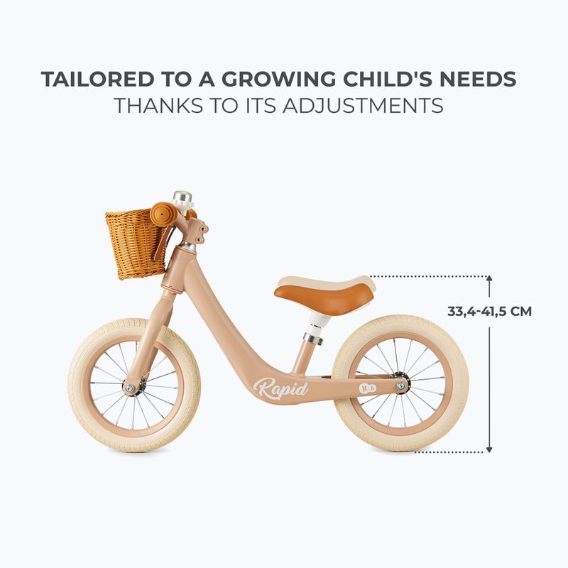 Rowerek biegowy Kinderkraft Rapid 2 pink 11